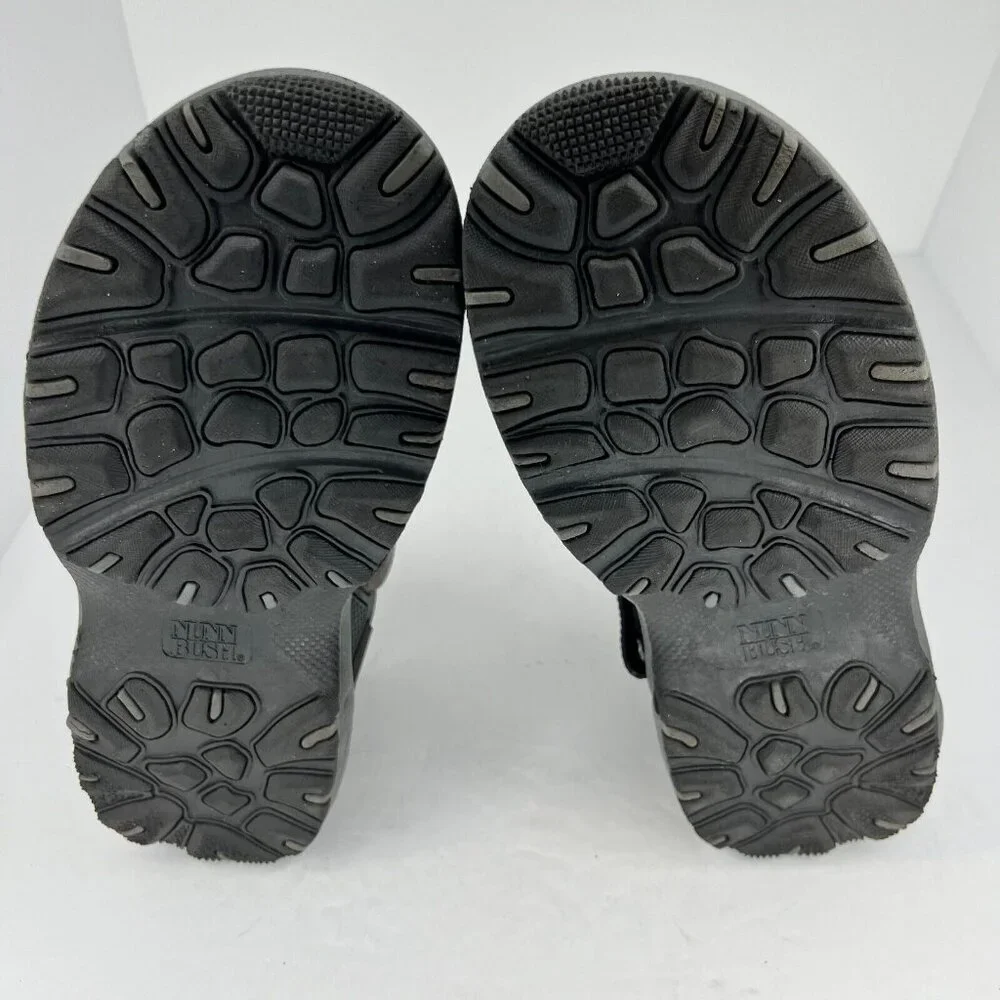 Nunn Bush Mens Gray Dual Comfort Adjustable Upper Straps Size 10M Sandals
